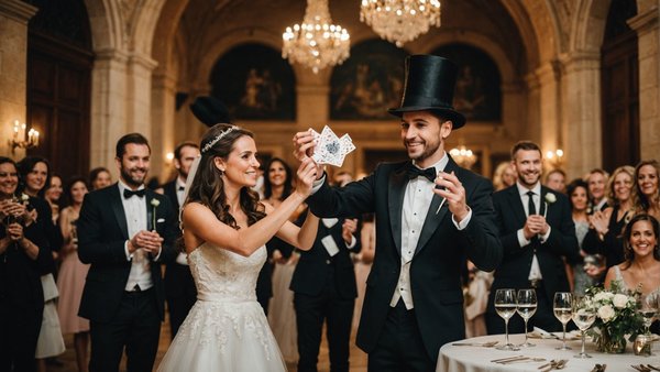 Magicien pour votre mariage à lyon : Émerveillez vos invités